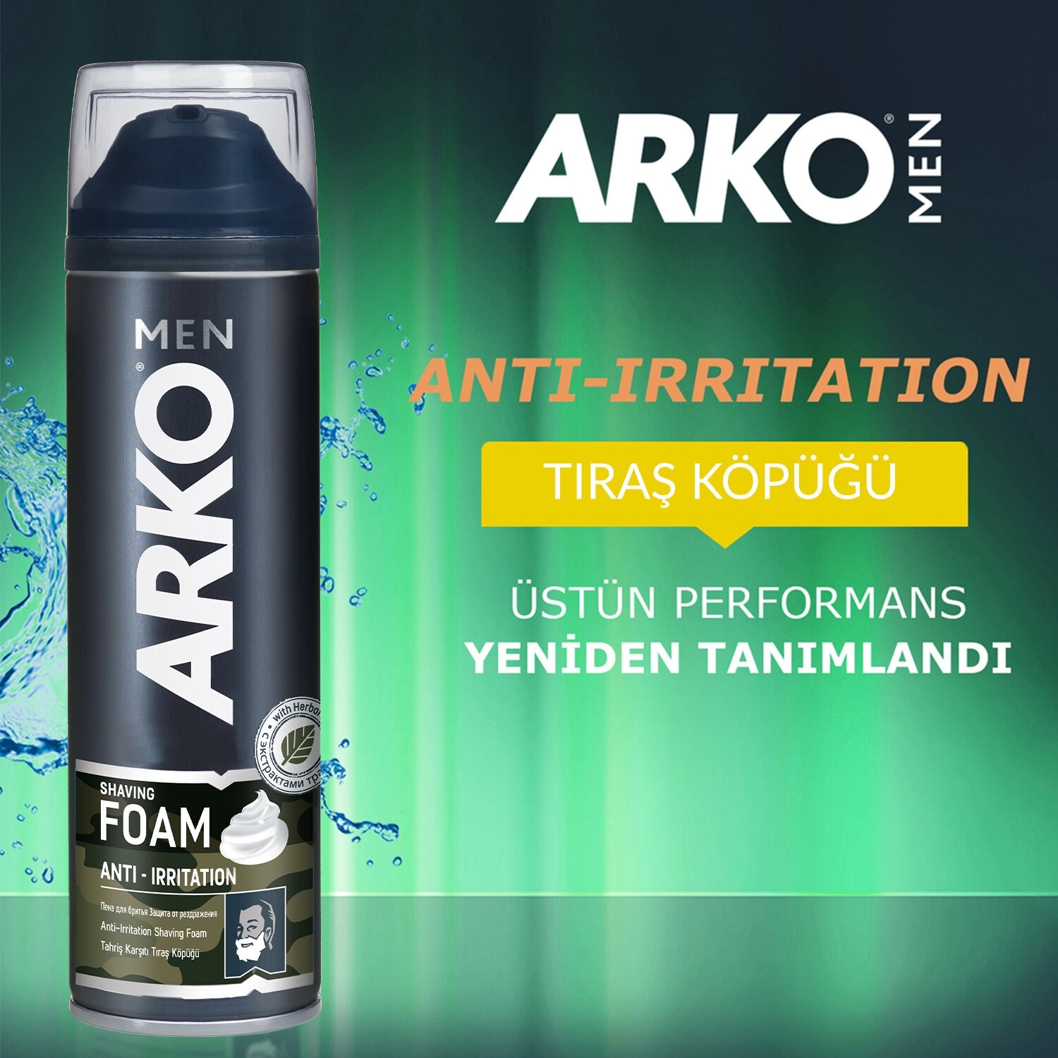 Arko Men, Anti Irritation Tıraş Jeli - 200 ml