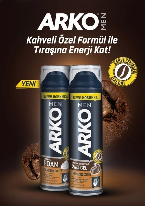 Arko Men, Coffee Tıraş Jeli - 200 ml