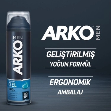 Arko Men, Cool Tıraş Jeli - 200 ml