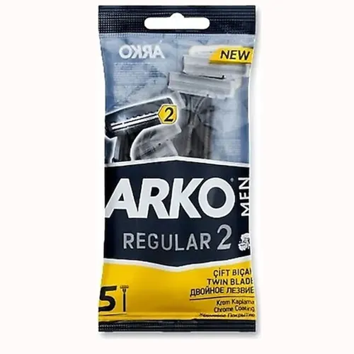 Arko Men, Regular, Çift Bıçaklı Tıraş Bıçağı -  5’li 