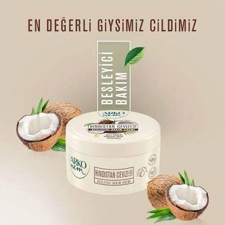 Arko Nem, Hindistan Cevizi Yağlı, El ve Vücut Kremi - 250 ml