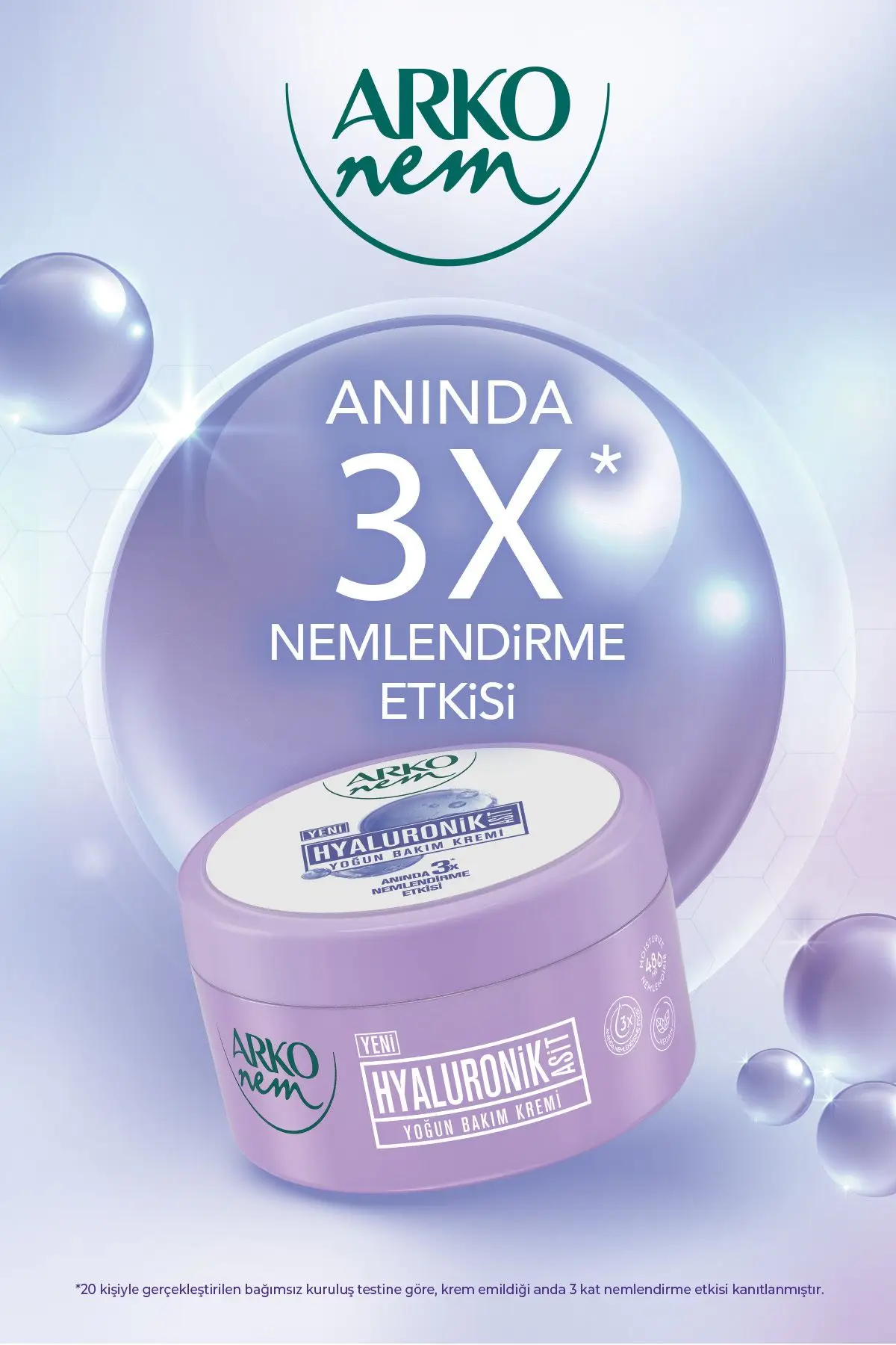 Arko Nem, Hyaluronik Asit Yoğun Bakım Kremi - 150 ml