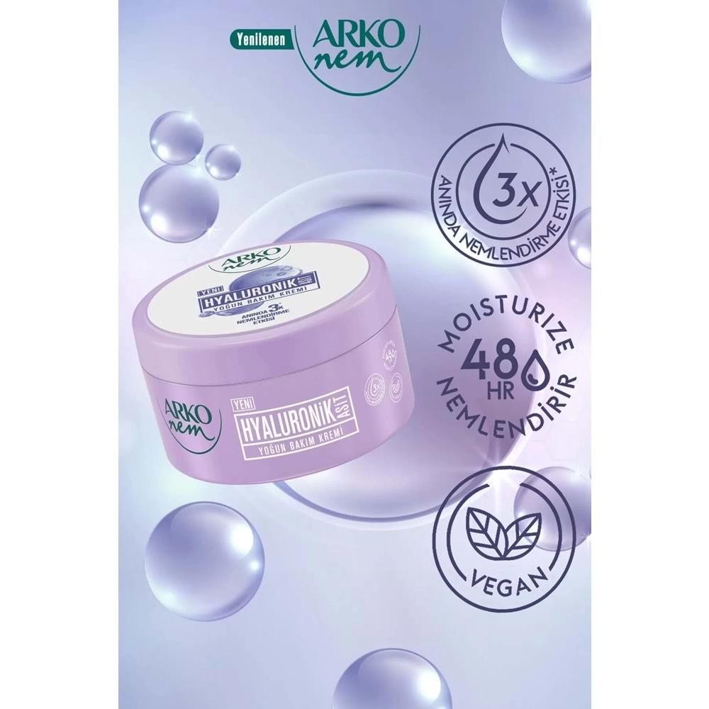 Arko Nem, Hyaluronik Asit Yoğun Bakım Kremi - 150 ml
