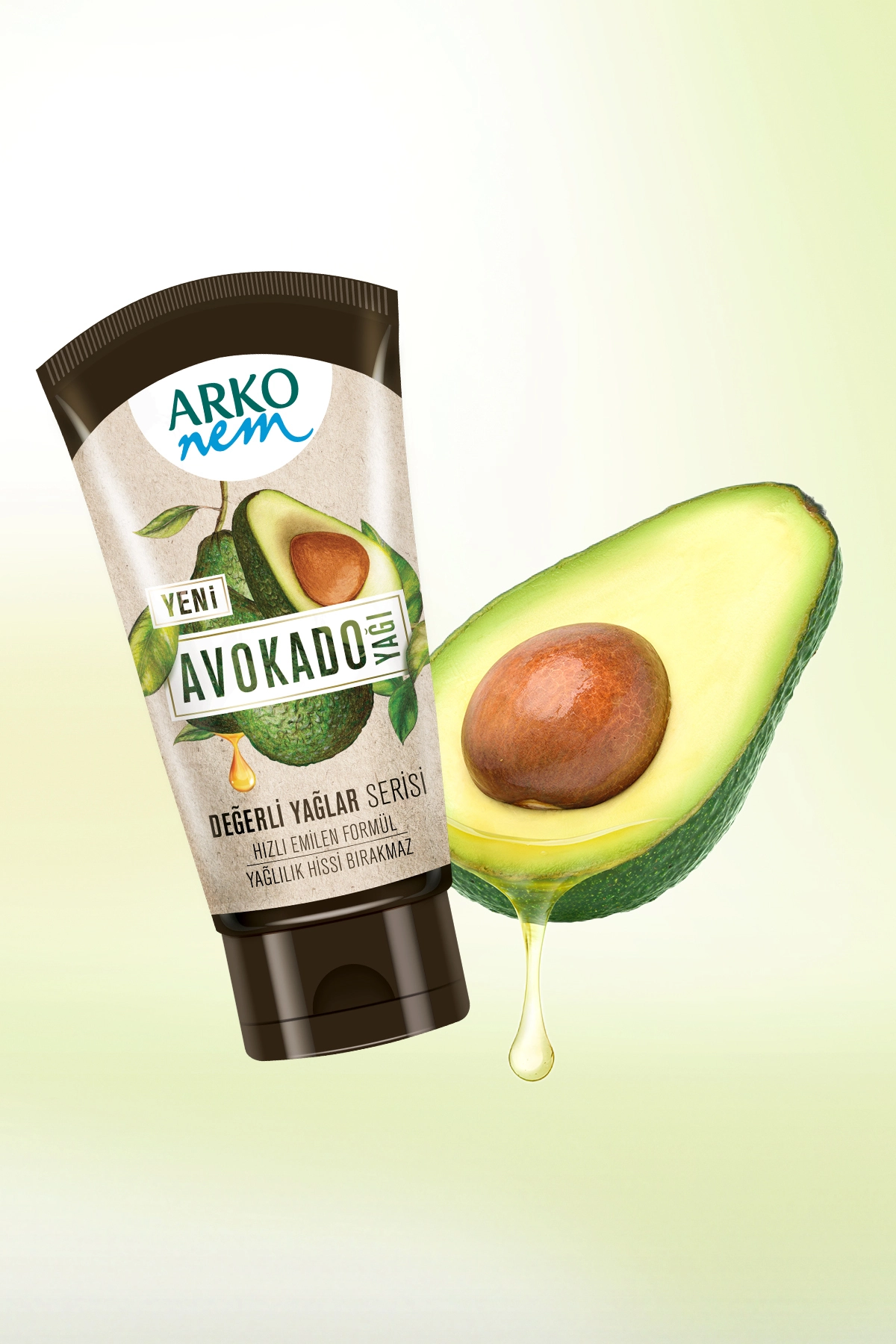Arko Nem, Avokado, Nemlendirici El ve Vücut Bakım Kremi - 60 ml