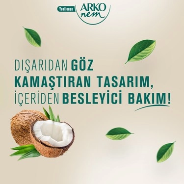 Arko Nem, Hindistan Cevizi, El ve Vücut Bakım Kremi - 60 ml