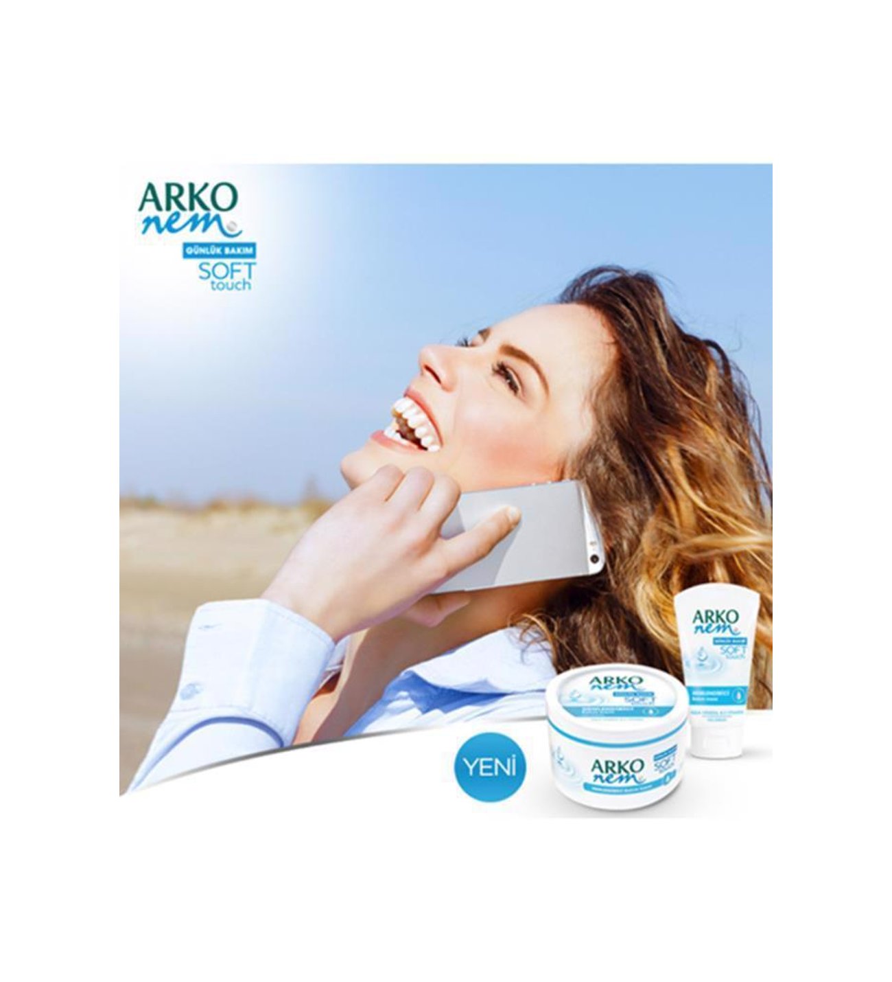Arko Nem, Soft Touch, Değerli Yağlar, Nemlendirici El ve Vücut Bakım Kremi - 250 ml