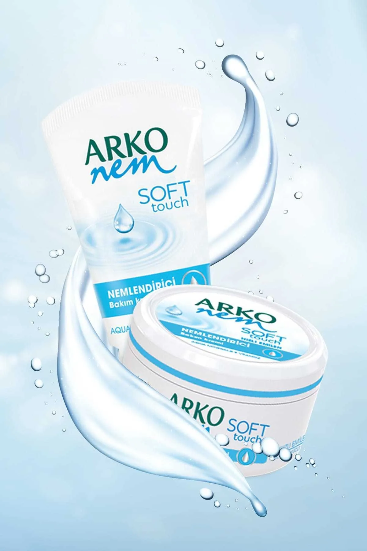 Arko Nem, Soft Touch, Değerli Yağlar, Nemlendirici El ve Vücut Bakım Kremi - 250 ml