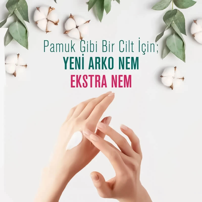 Arko Nem, Extra Nemlendirici, Değerli Yağlar, El ve Vücut Bakım Kremi - 250 ml 