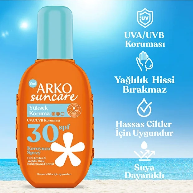 Arko Sun Care, SPF30+ Koruyucu Sprey - 200 ml