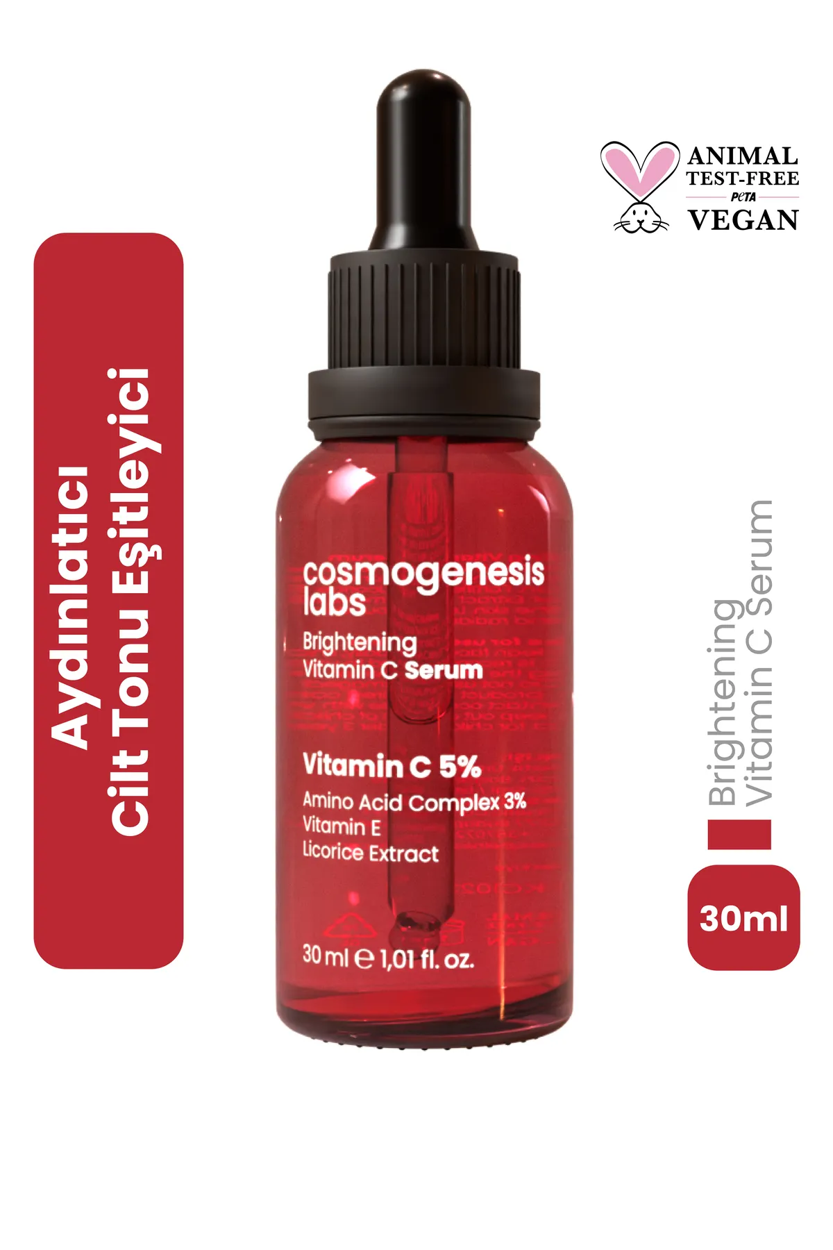 Cosmogenesis Labs, Aydınlatıcı, C + E Vitamini, Serum - 30 ml