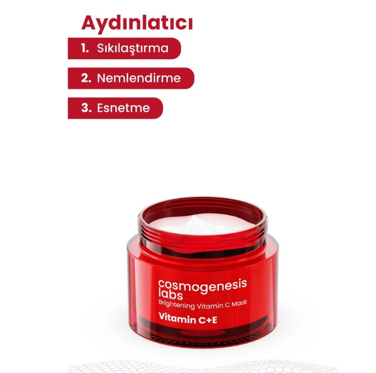 Cosmogenesis Labs, Brightening, Vitamin C + E Maske - 50 ml