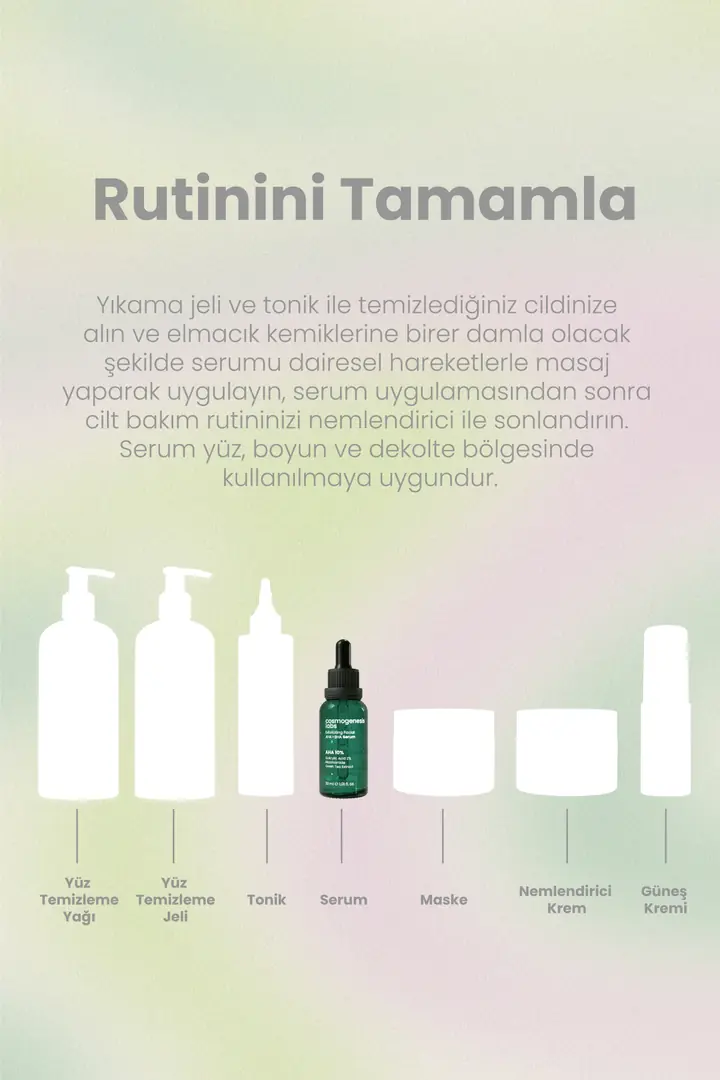 Cosmogenesis Labs, Peeling Etkili, Cilt Yenileyici, Ölü Hücre Temizleyici Serum - 30 ml