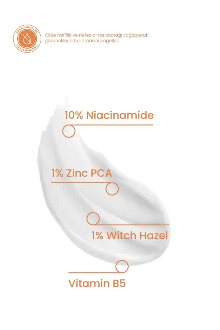 Cosmogenesis Labs, Gözenek Sıkılaştırıcı, B3 Vitamini, Maske - 50 ml