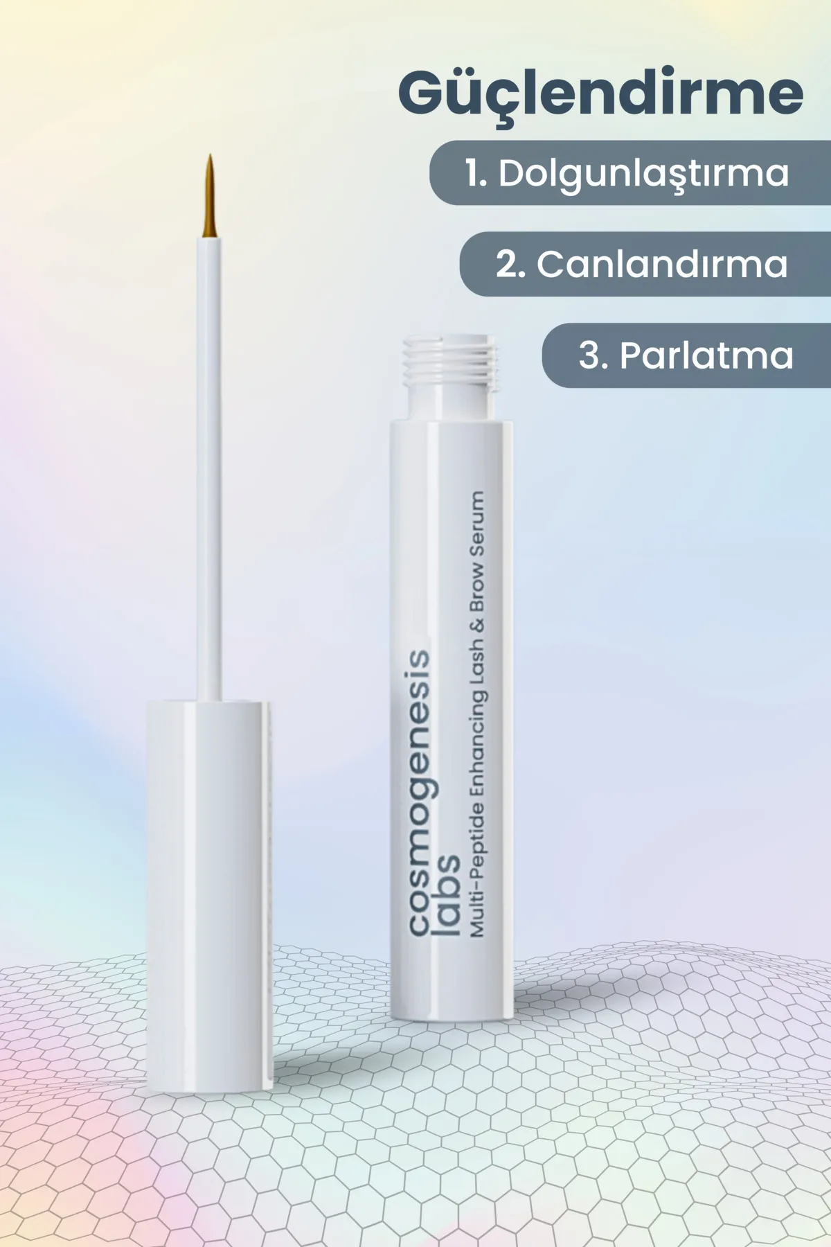 Cosmogenesis Labs, Güçlendirici Kirpik ve Kaş Serumu - 3 ml