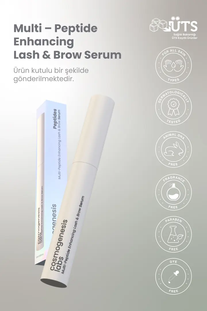 Cosmogenesis Labs, Güçlendirici Kirpik ve Kaş Serumu - 3 ml