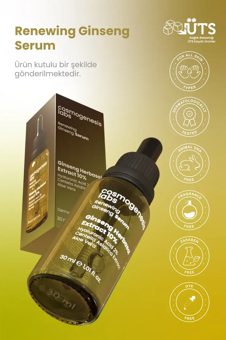 Cosmogenesis Labs, Yenileyici, Ginseng Serum - 30 ml