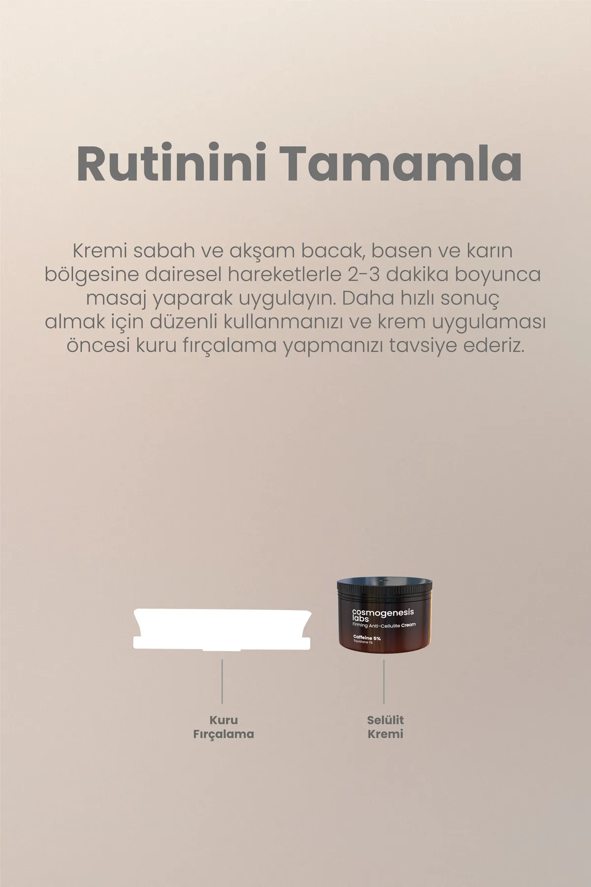 Cosmogenesis Labs, Sıkılaştırıcı ve Çatlak Selülit Karşıtı, Body Krem - 300 ml