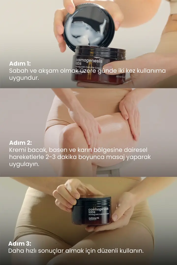 Cosmogenesis Labs, Sıkılaştırıcı ve Çatlak Selülit Karşıtı, Body Krem - 300 ml