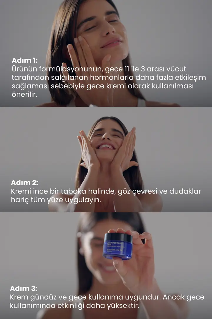 Cosmogenesis Labs, Yaşlanma Karşıtı, Yoğun Nemlendirici, Dolgunlaştırıcı Gece Kremi  - 50 ml