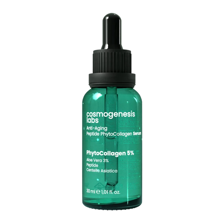 Cosmogenesis Labs, Yaşlanma Karşıtı, Yoğun Nemlendirme ve Sıkılaştırıcı, Bitksel Kolejen Serum - 30 ml