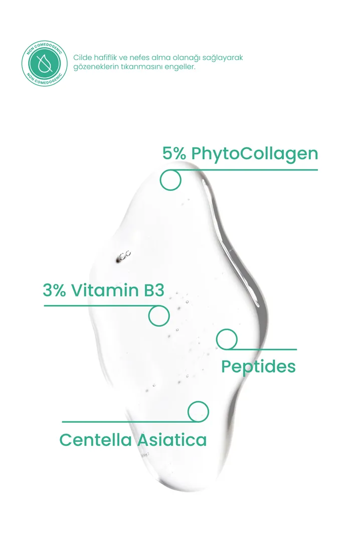 Cosmogenesis Labs, Yaşlanma Karşıtı, Yoğun Nemlendirme ve Sıkılaştırıcı, Bitksel Kolejen Serum - 30 ml