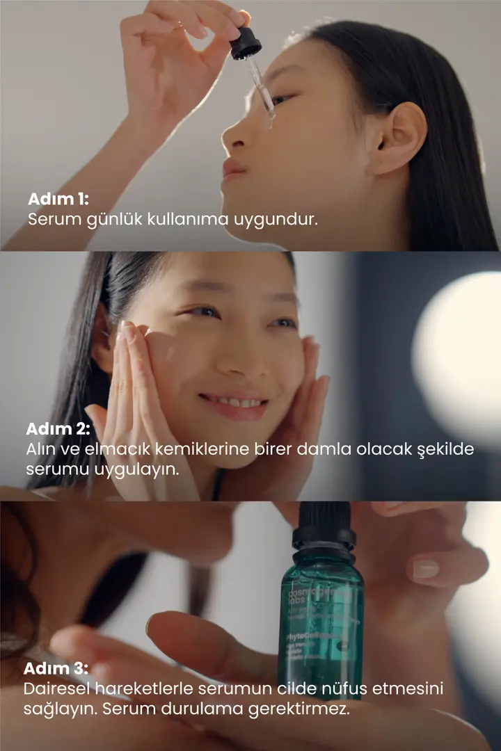 Cosmogenesis Labs, Yaşlanma Karşıtı, Yoğun Nemlendirme ve Sıkılaştırıcı, Bitksel Kolejen Serum - 30 ml