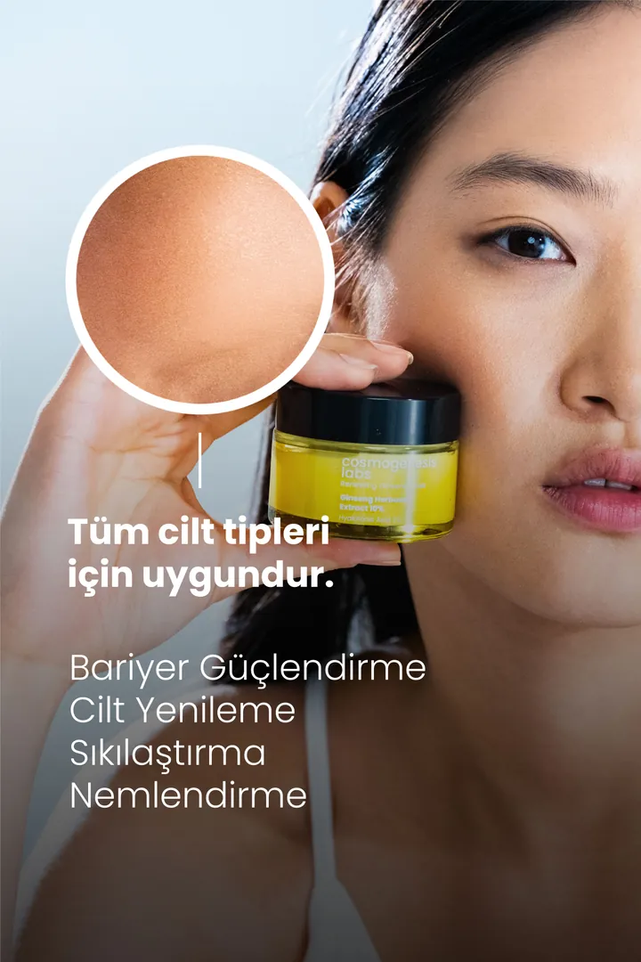 Cosmogenesis Labs, Yenileyici, Bariyer Güçlendirici ve Onarıcı, Ginseng Krem Yüz Maskesi - 50ml 
