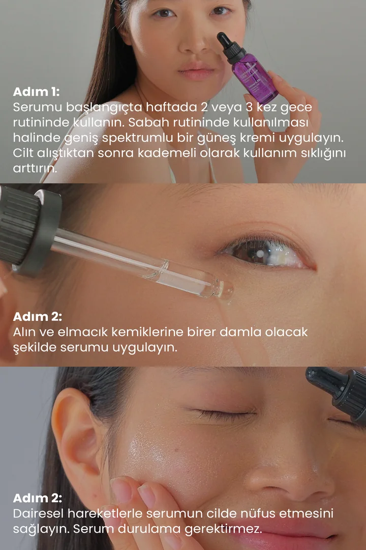 Cosmogenesis Labs, Canlandırıcı, Yaşlanma, Kırışıklık Karşıtı, Retinol Serum - 30 ml