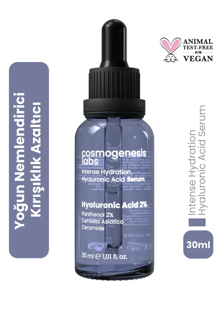 Cosmogenesis Labs, Nemlendirici, Onarıcı, Hyaluronik Serum - 30 ml