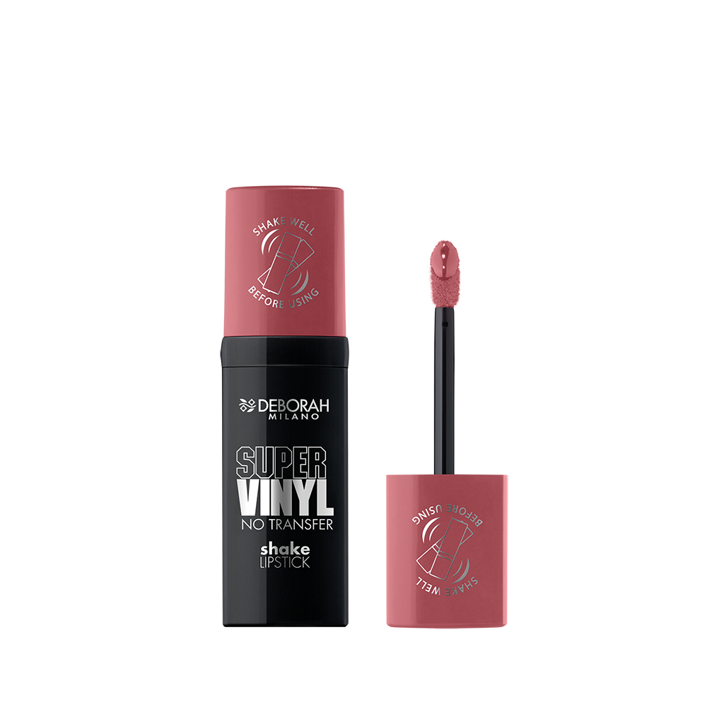 Deborah, Super Vinyl Shake, Ruj 01 - Nude Rose