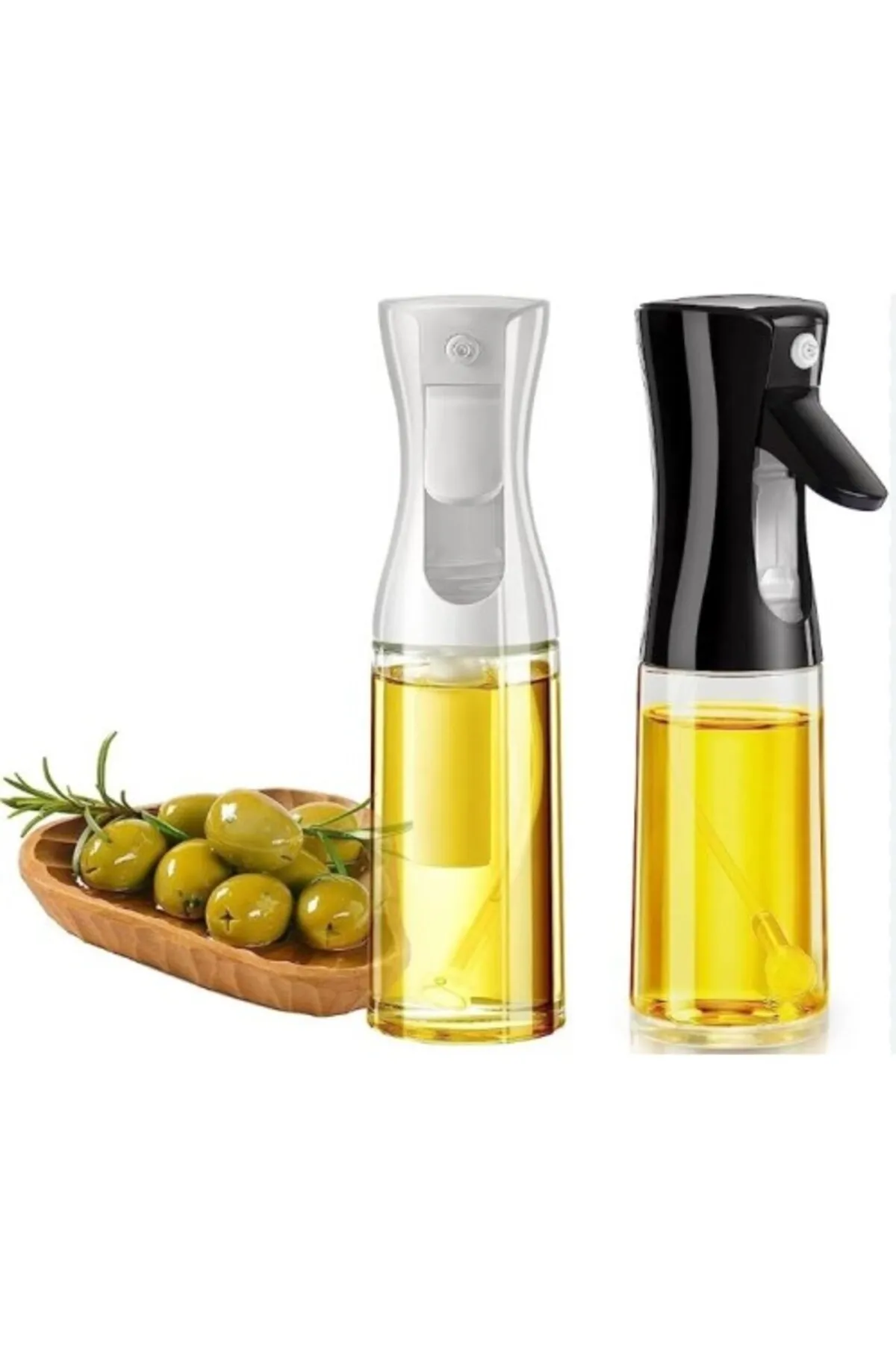 Dekoratif Tabancalı Spreyli Cam Şişe - 200 ml 