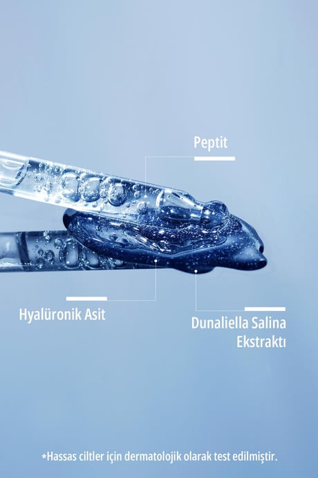 Dermoten, Hyaluronik Asit ve Dunaliella Salina Özlü, Göz Çevresi, Bakım Serumu - 30 ml