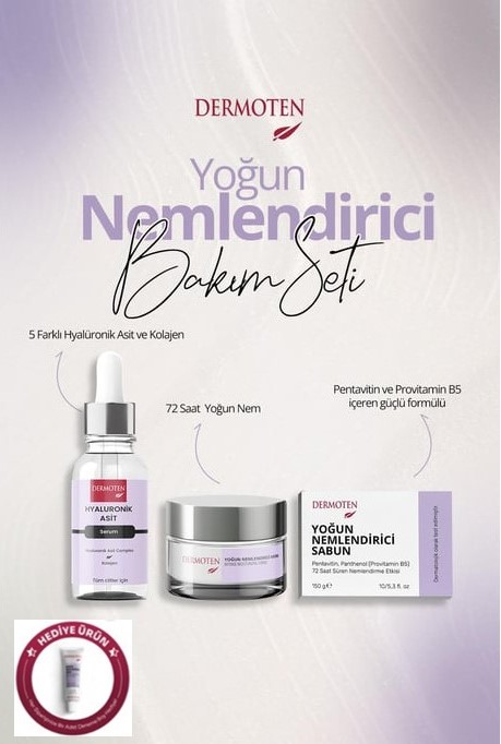 Dermoten, Yoğun Nemlendirici, Bakım Seti