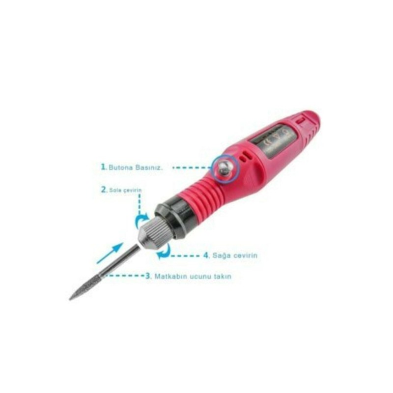Elektrikli Manikür Pedikür Makine Seti