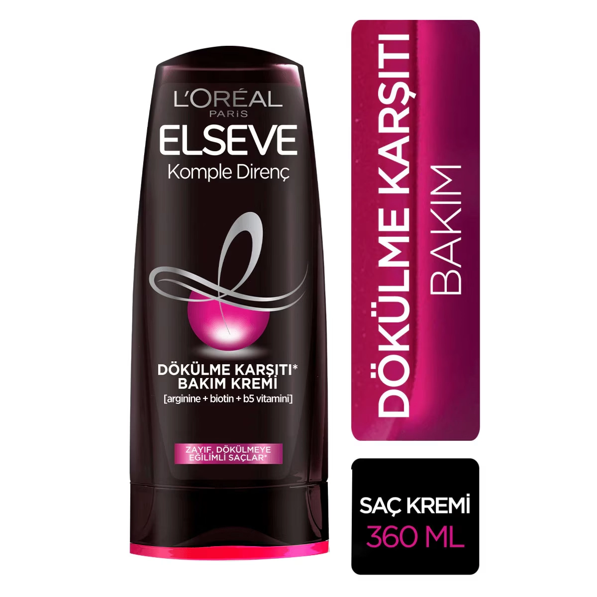 L’Oréal Paris Elseve, Arginine Direnç x3 Dökülme Karşıtı, Saç Bakım Kremi - 360 ml