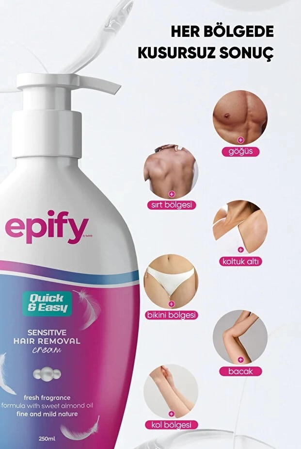 Epify Tüy Dökücü Jel Krem - 250 ml