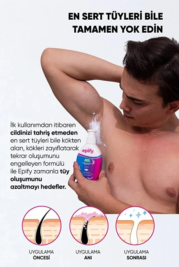 Epify Tüy Dökücü Jel Krem - 250 ml