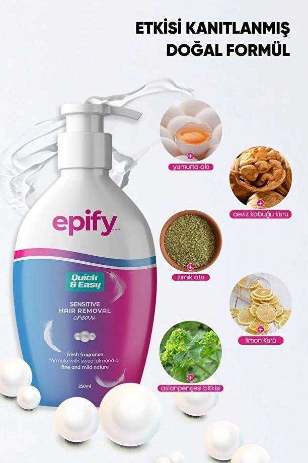 Epify Tüy Dökücü Jel Krem - 250 ml