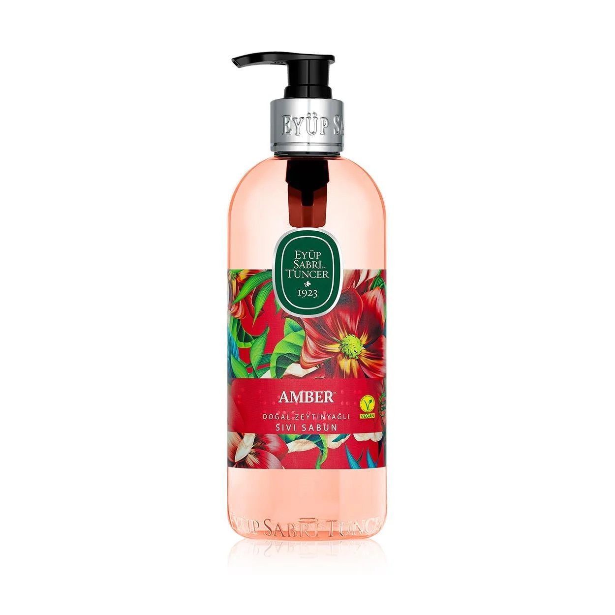 Eyüp Sabri Tuncer, Amber, Doğal Zeytinyağlı, Sıvı Sabun - 500 ml