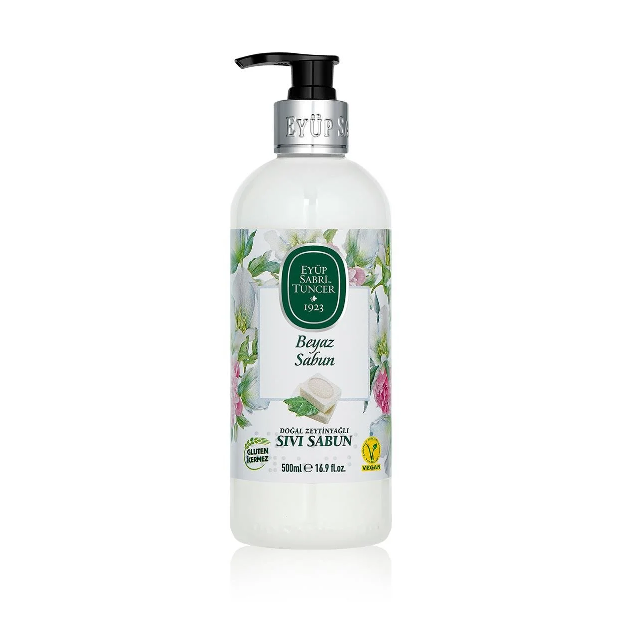 Eyüp Sabri Tuncer, Beyaz Sabun, Doğal Zeytinyağlı, Sıvı Sabun - 500 ml