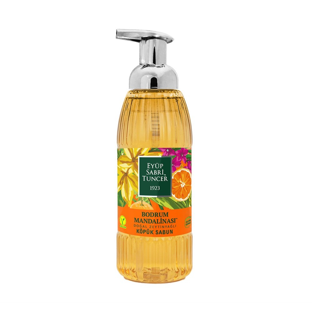 Eyüp Sabri Tuncer, Bodrum Mandalinası, Doğal Zeytinyağlı, Köpük Sabun - 500ml 
