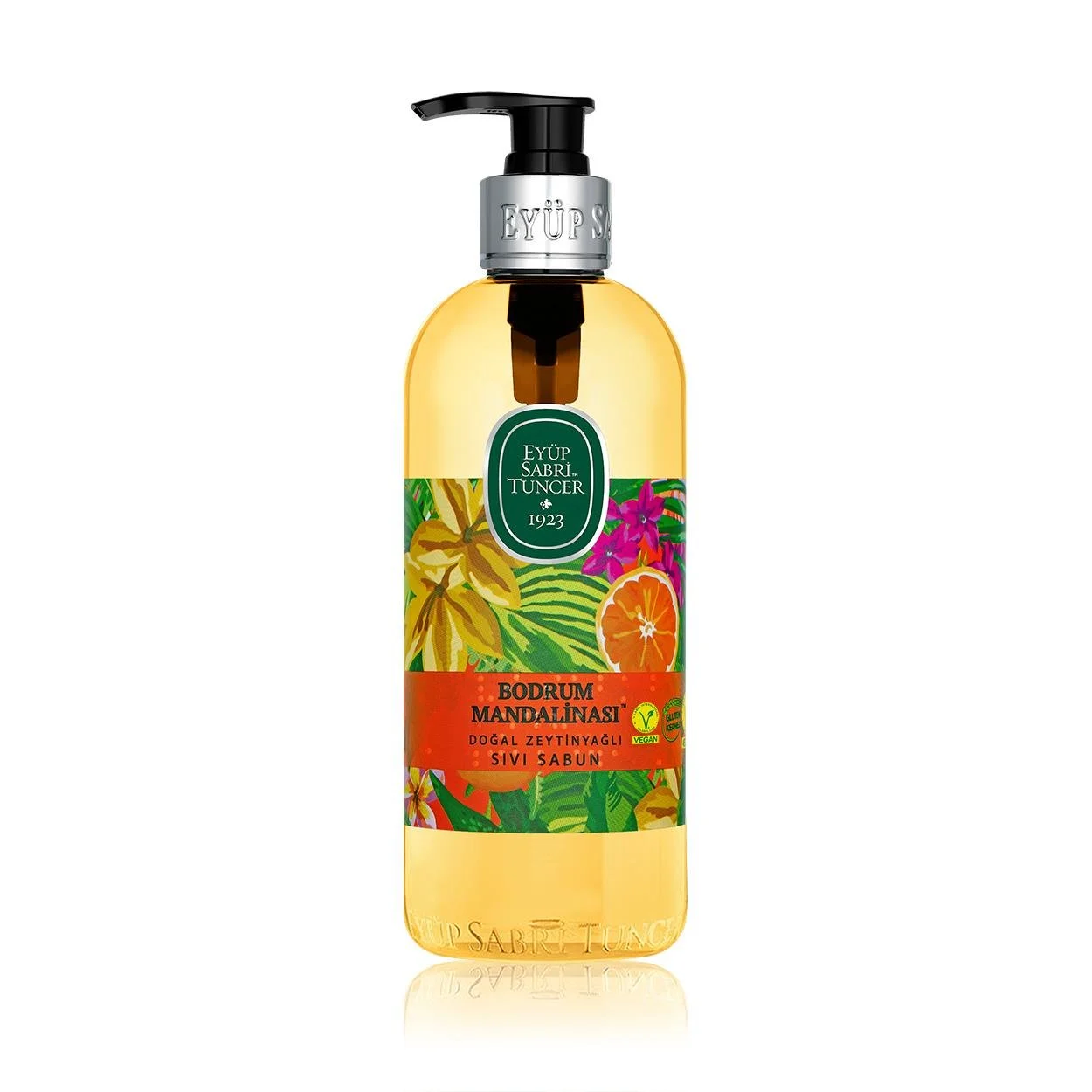 Eyüp Sabri Tuncer, Bodrum Mandalinası, Doğal Zeytinyağlı, Sıvı Sabun - 500 ml