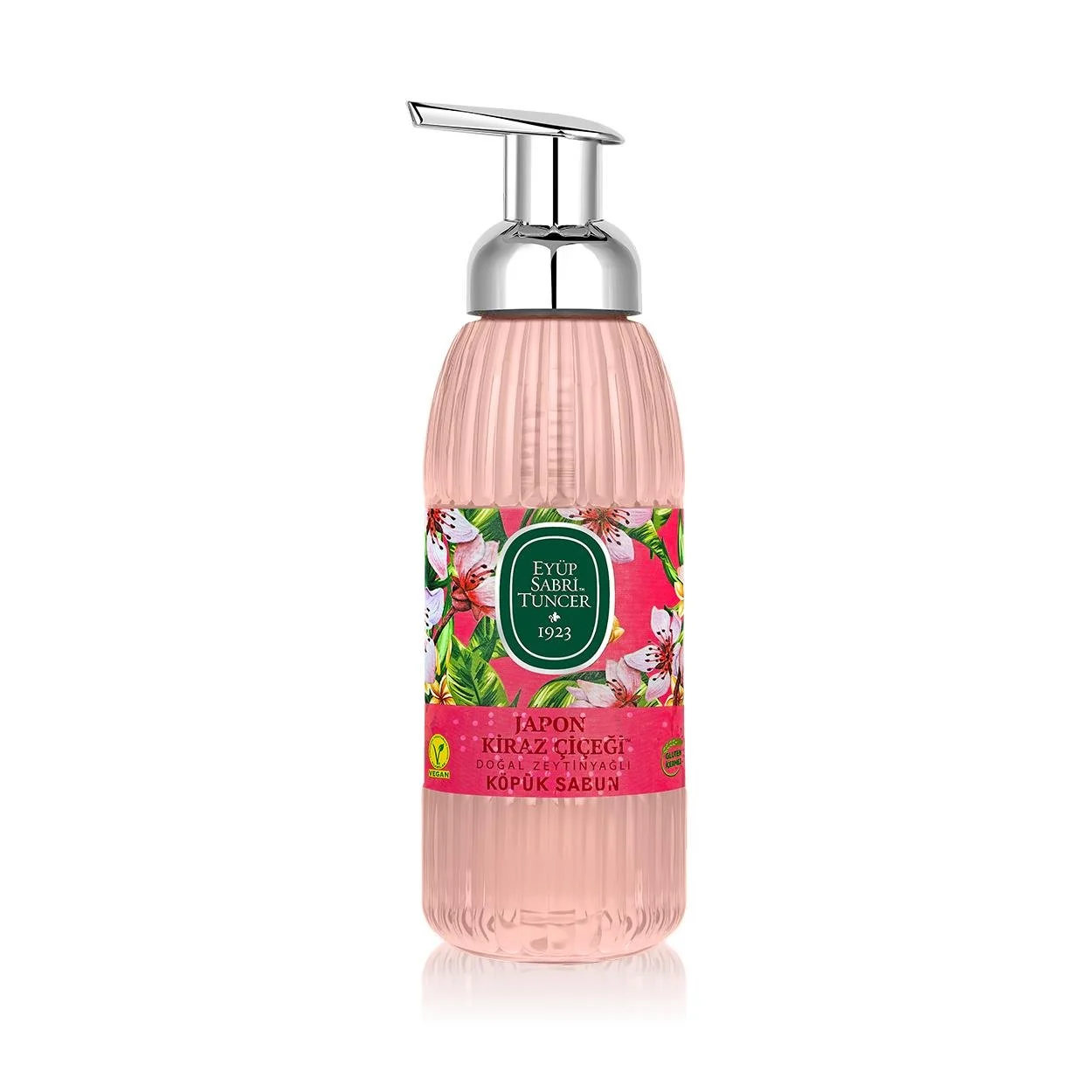 Eyüp Sabri Tuncer, Japon Kiraz Çiçeği, Doğal Zeytinyağlı, Köpük Sabun - 500ml 