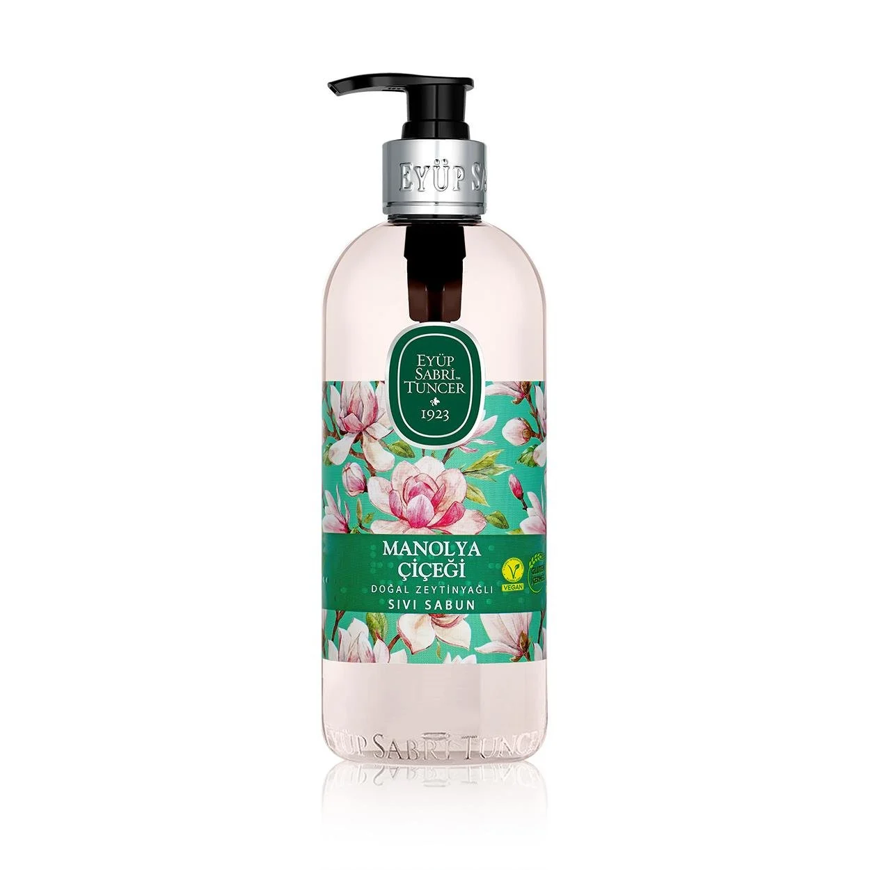 Eyüp Sabri Tuncer, Manolya Çiçeği, Doğal Zeytinyağlı, Sıvı Sabun - 500 ml