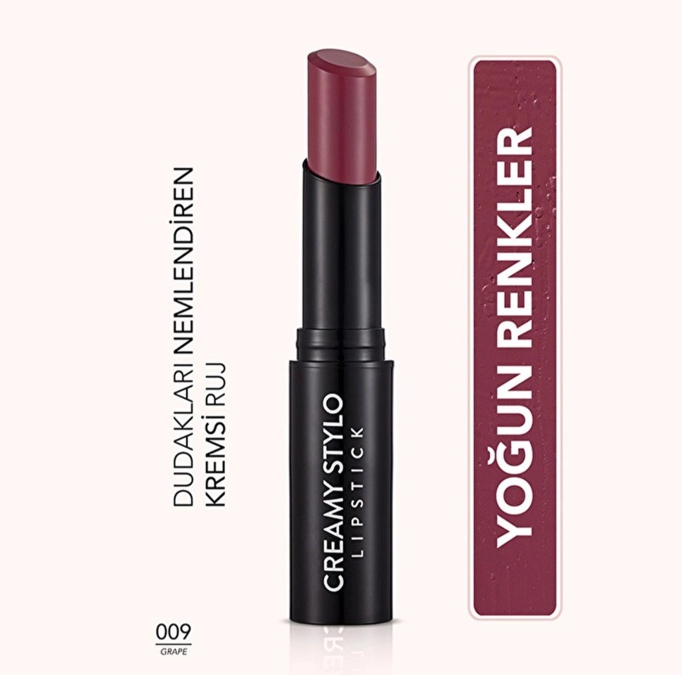 Flormar, Creamy Stylo, Nemlendirici Etkili Ruj - 009 Grape
