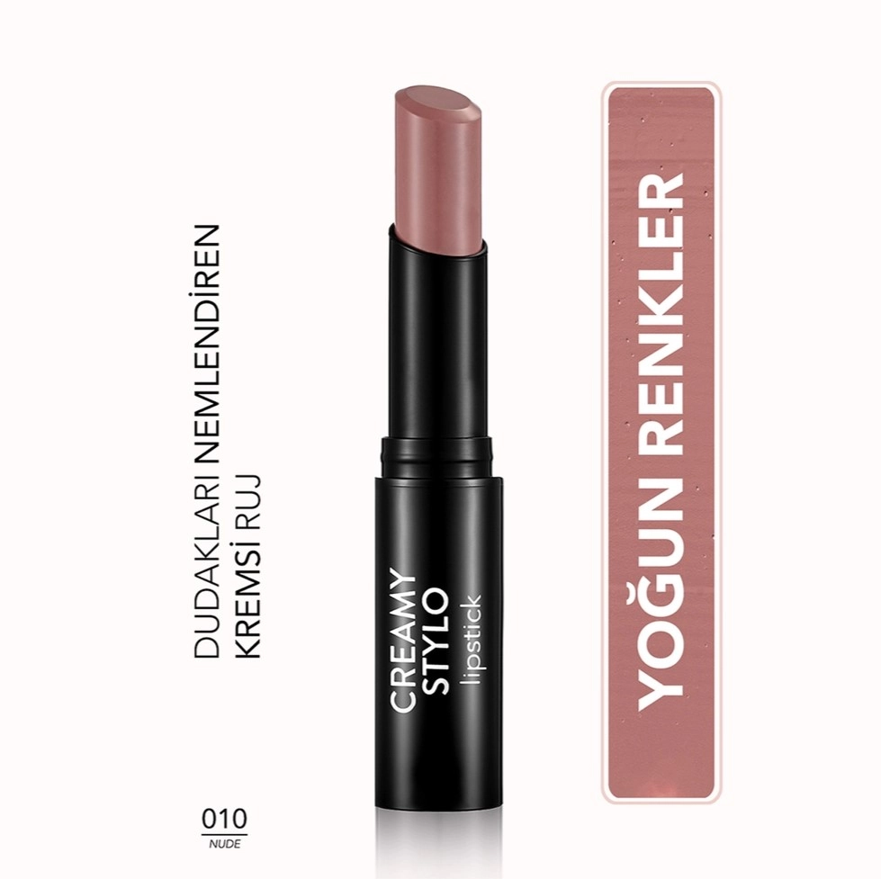 Flormar, Creamy Stylo, Nemlendirici Etkili Ruj - 010 Nude