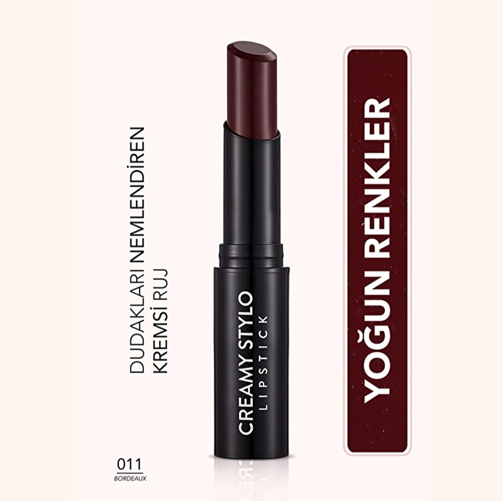Flormar, Creamy Stylo, Nemlendirici Etkili Ruj - 011 Bordeaux