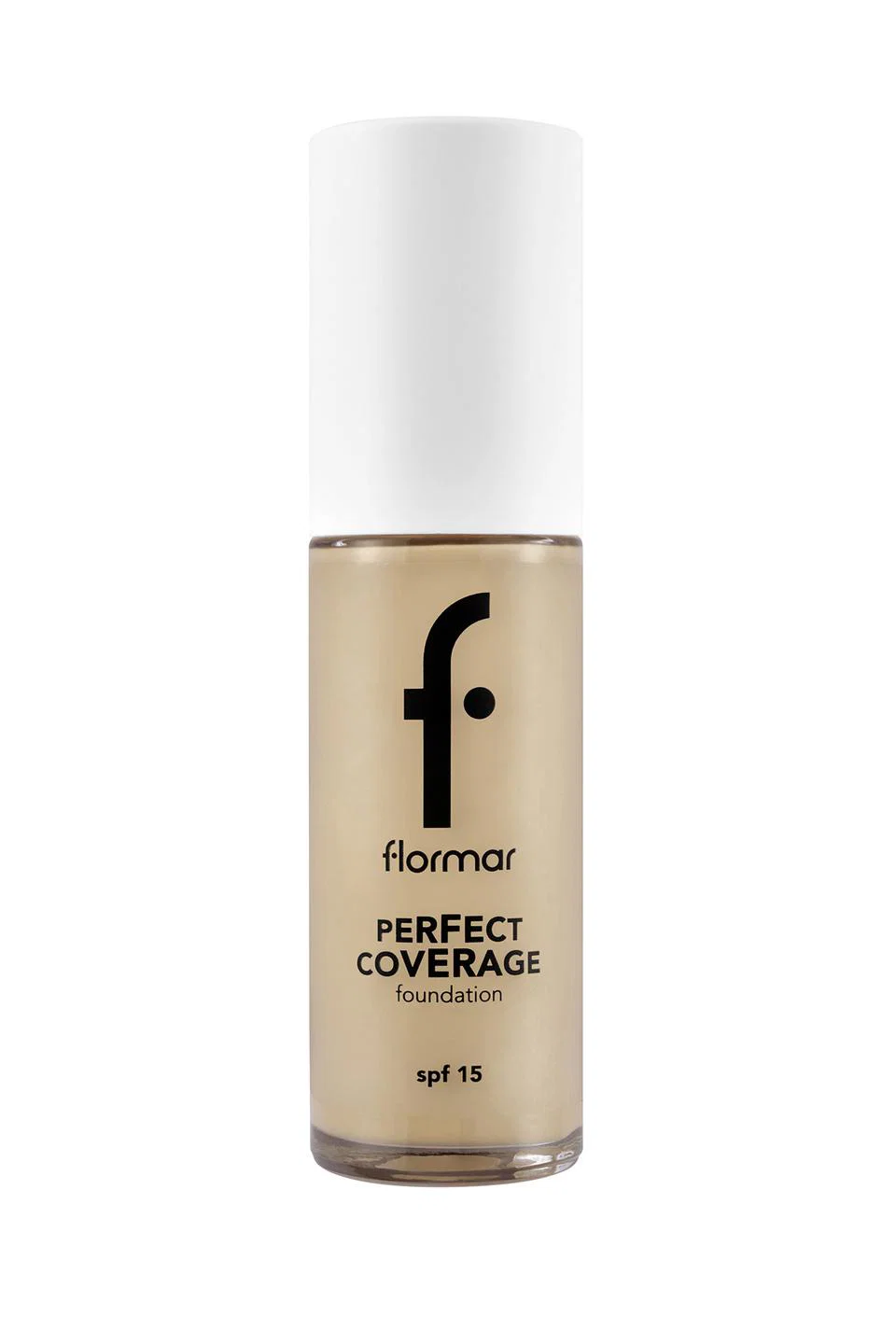 Flormar, Perfect Coverage Yüksek Pigmentli & Yarı Parlak Bitişli SPF15 Fondöten - 102 SFT BEIGE