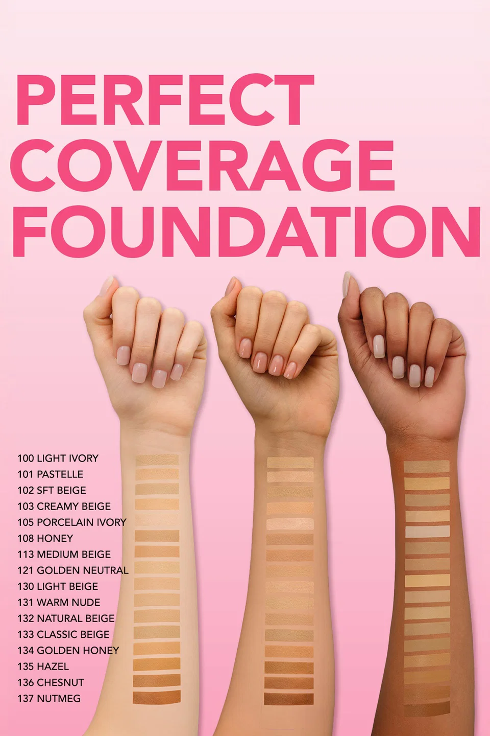 Flormar, Perfect Coverage Yüksek Pigmentli & Yarı Parlak Bitişli SPF15 Fondöten - 102 SFT BEIGE