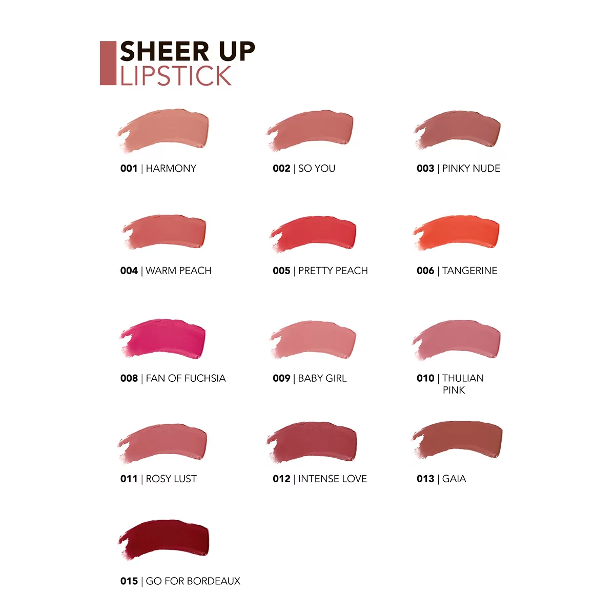 Flormar, Sheer Up Lipstick, Nemlendirici, Parlak Ruj - No: 003 Pinky Nude